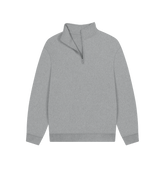 Athletic Grey Women's quarter-zip sweatshirt