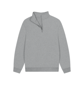 Athletic Grey Women's quarter-zip sweatshirt