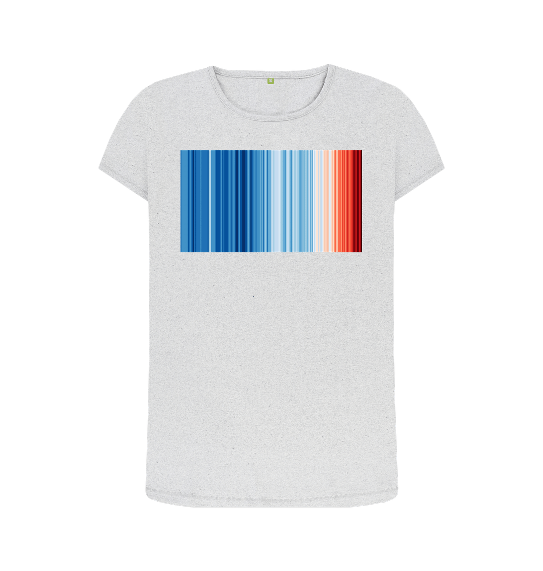 Grey Recycled Printed T-Shirt Front