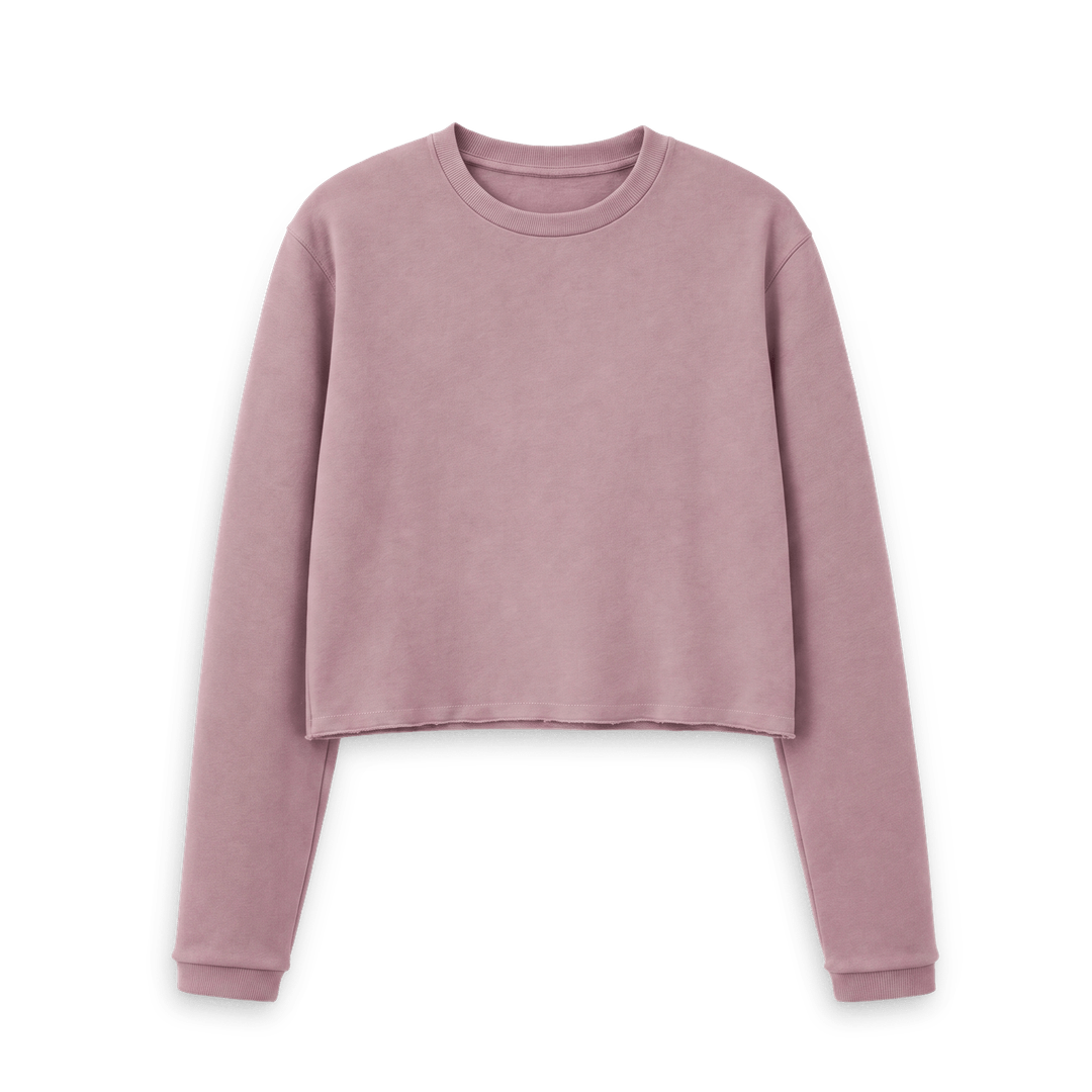 Mauve Printed Boxy Jumpers Front