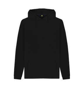 Black Printed Hoody Front