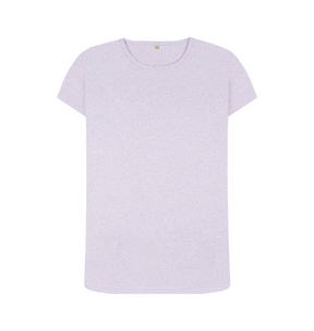 Light Purple Recycled Printed T-Shirt Front