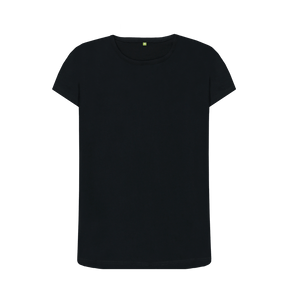 Black Printed T-shirt Front