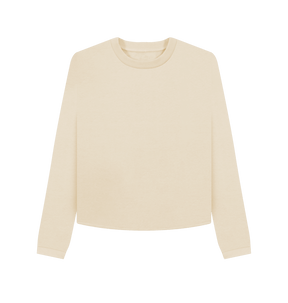 Oat Printed Boxy Jumpers Front