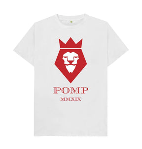 White POMP MMXIX t-shirt