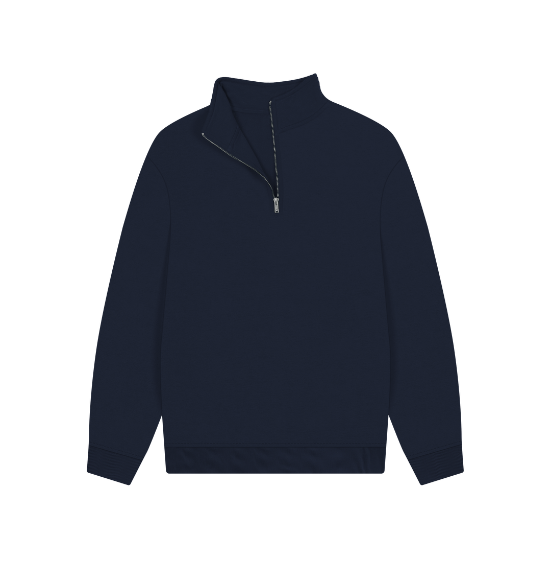 Navy Women's quarter-zip sweatshirt