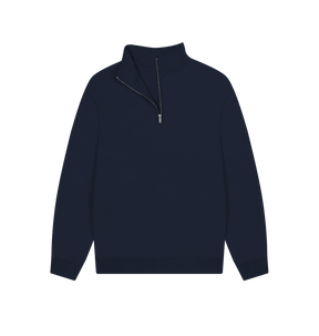 Navy Women's quarter-zip sweatshirt