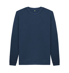 Navy Blue Men's organic cotton sweatshirt