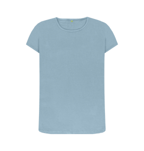 Stone Blue Printed T-shirt Front