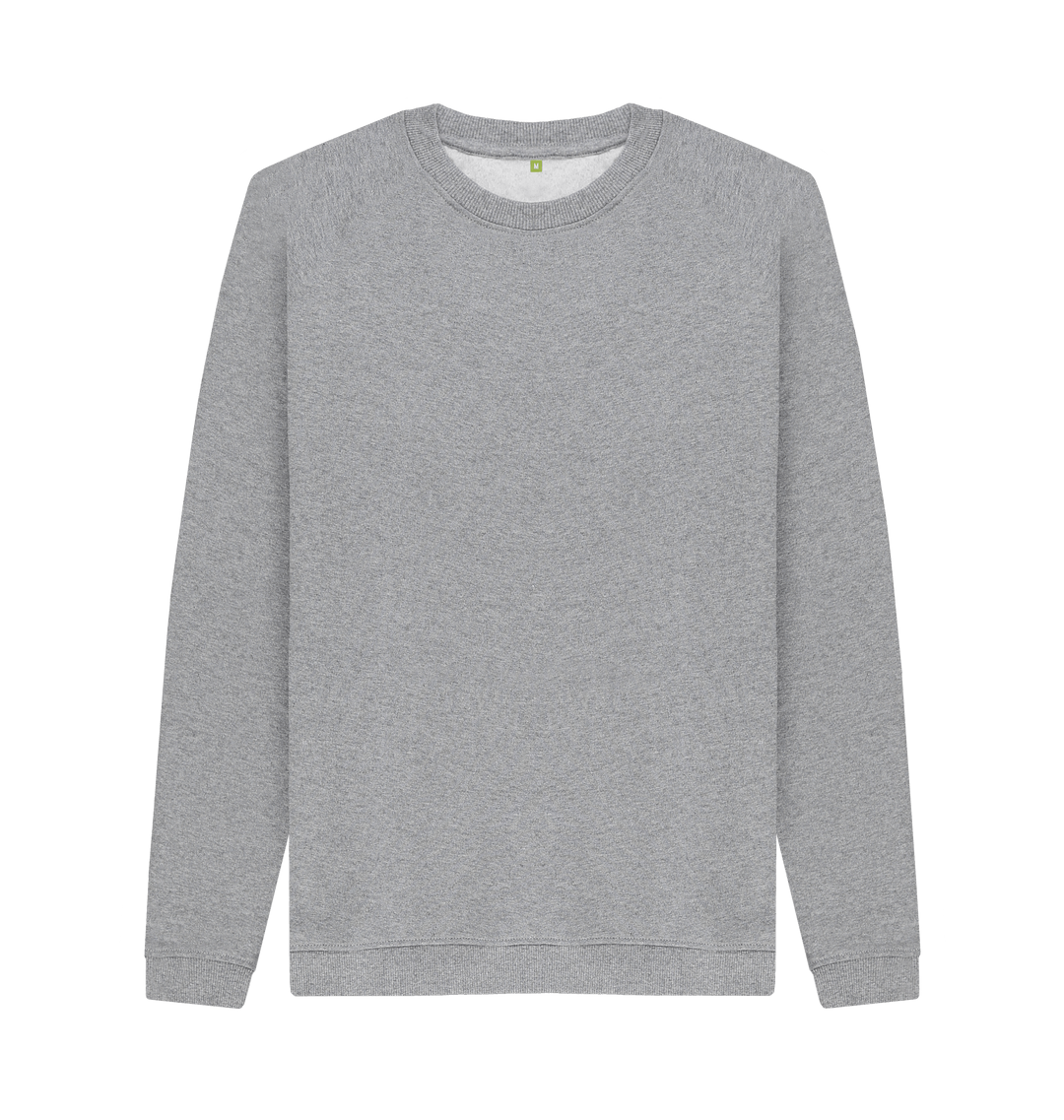 Light Heather Printed Sweater Front