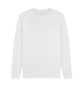 White Men's organic cotton sweatshirt