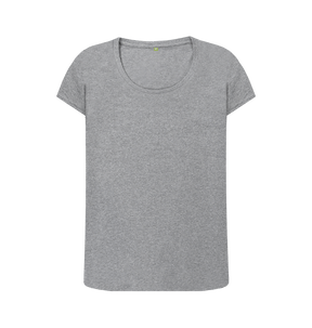 Athletic Grey Printed T-shirt Front