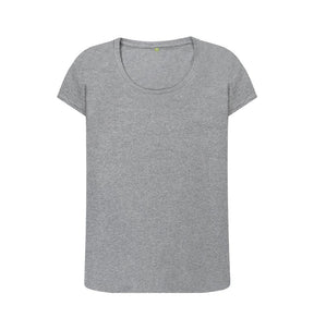 Athletic Grey Women's organic cotton scoop neck t-shirt
