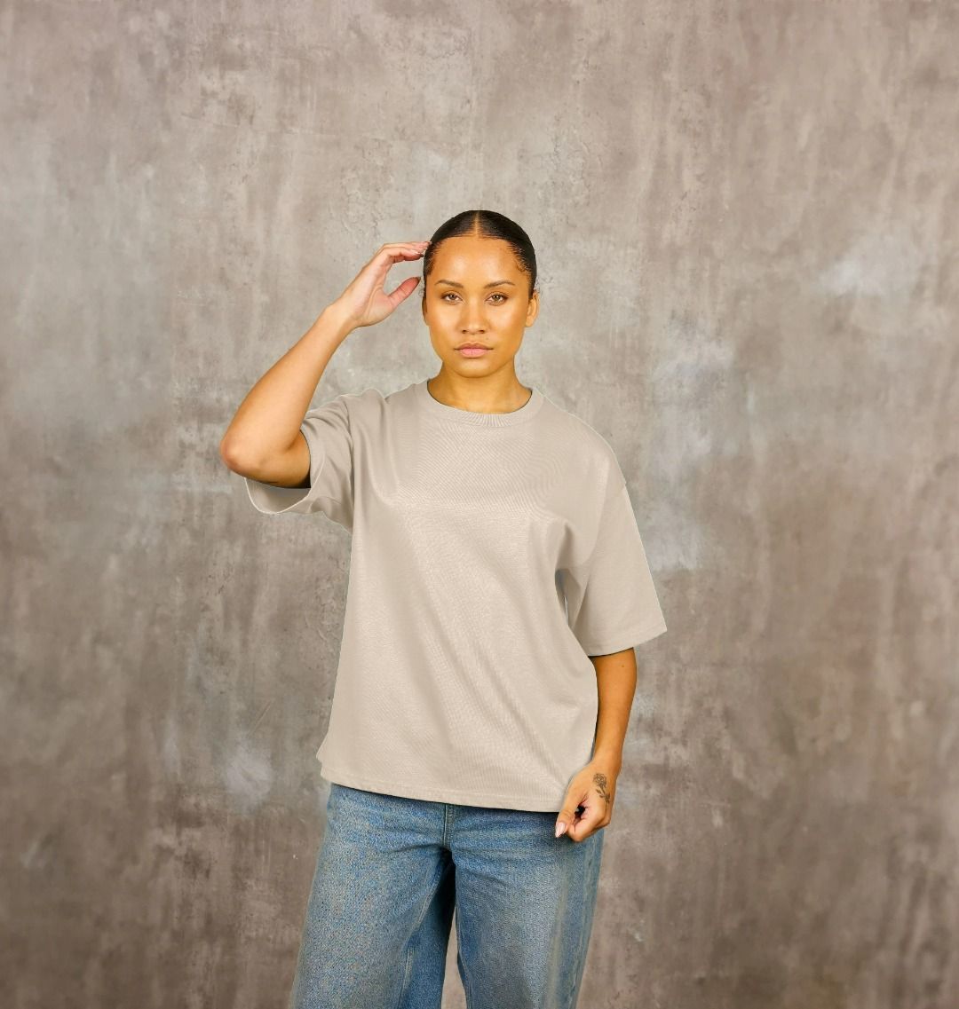 Women's organic cotton oversized t-shirt