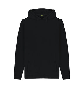 Black Men's organic cotton hoodie
