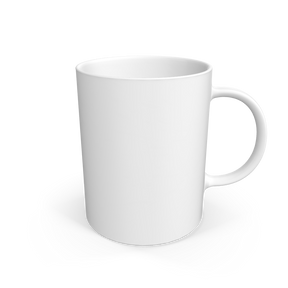 White White ceramic mug