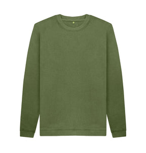 Khaki Men's organic cotton sweatshirt