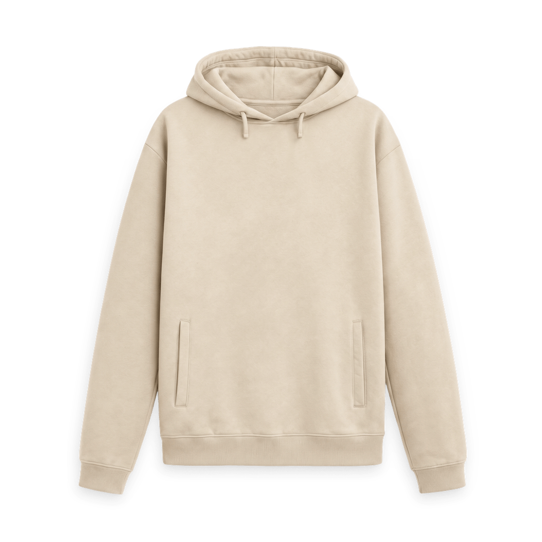 Oat Printed Hoody Front