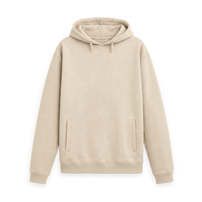 Oat Printed Hoody Front