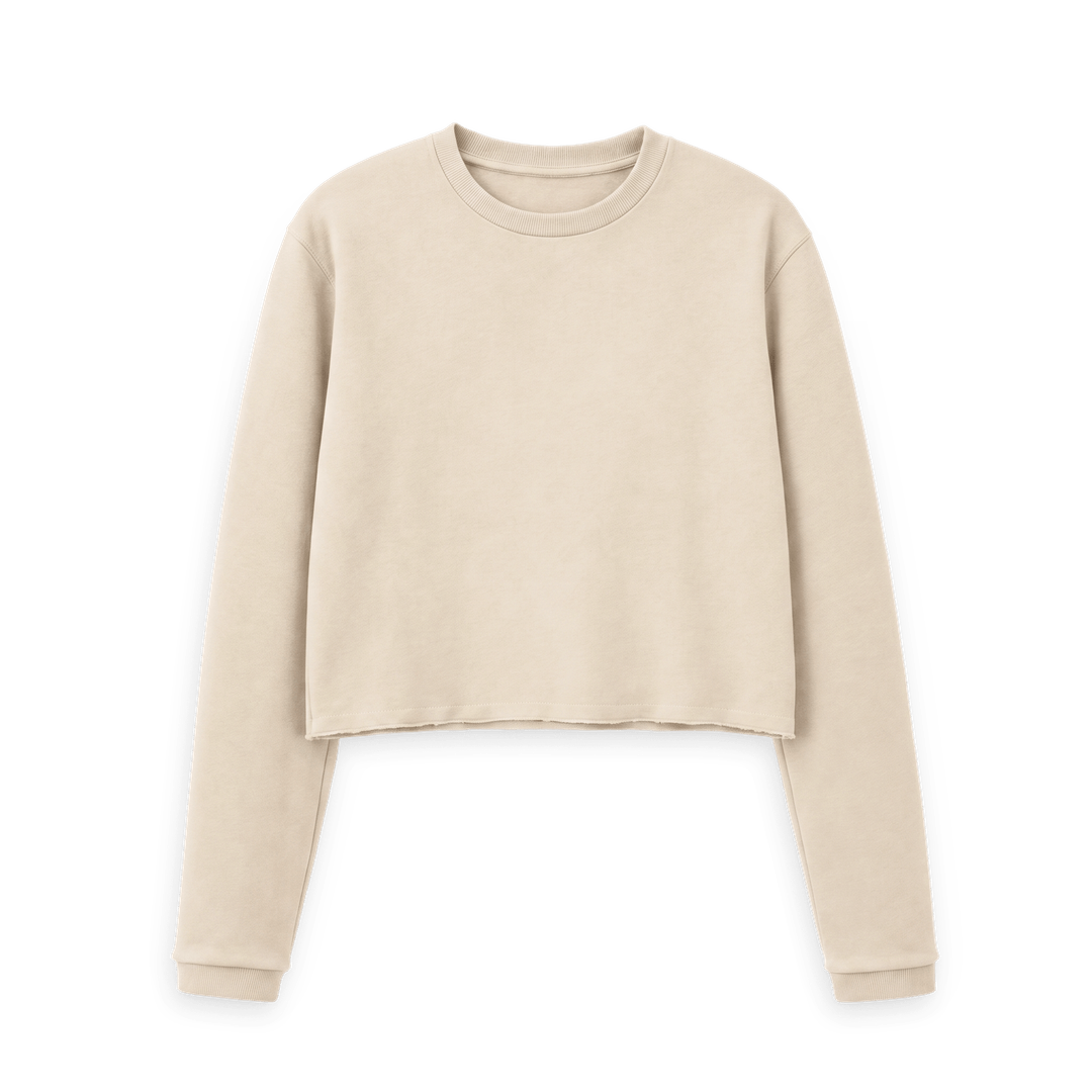 Oat Printed Boxy Jumpers Front