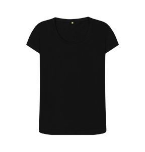 Black Printed T-shirt Front