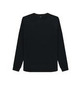 Black Women's organic cotton sweatshirt