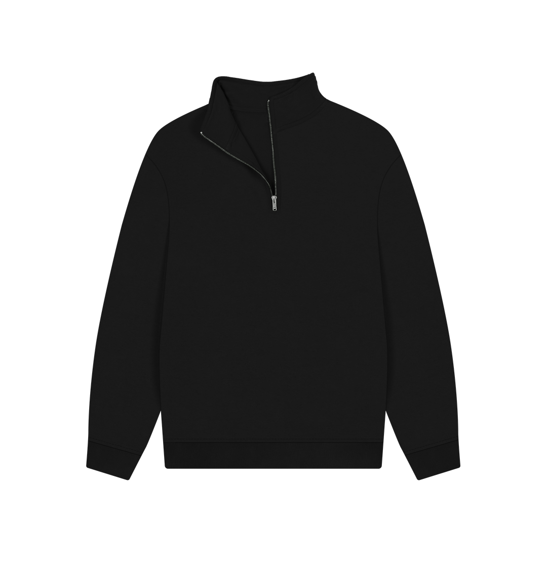 Black Women's quarter-zip sweatshirt