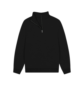 Black Women's quarter-zip sweatshirt