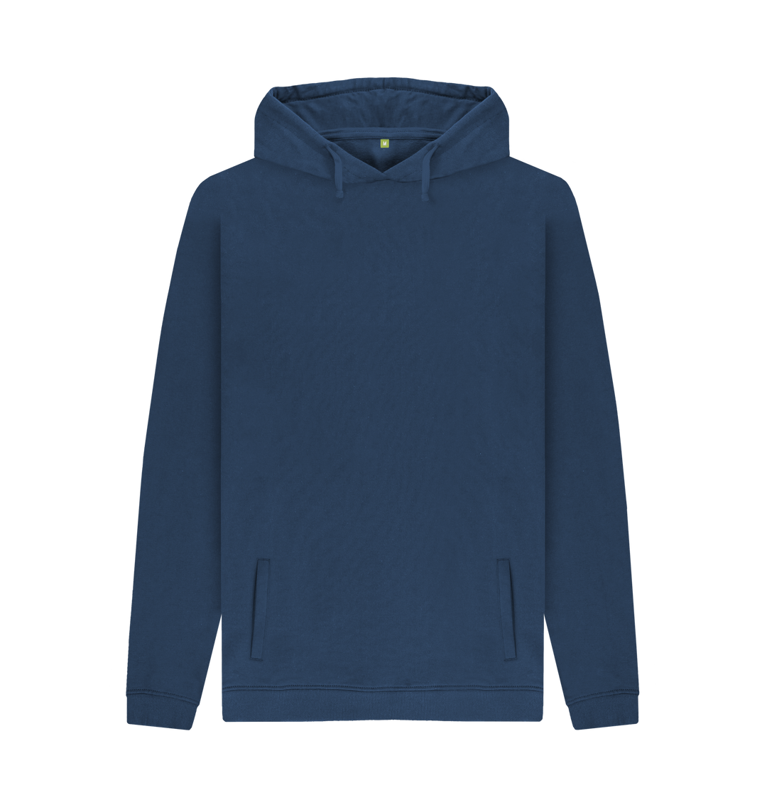 Navy Men's organic cotton hoodie