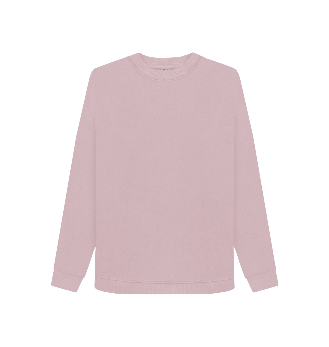 Mauve Printed Sweater Front