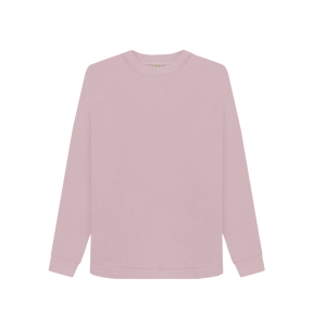 Mauve Printed Sweater Front