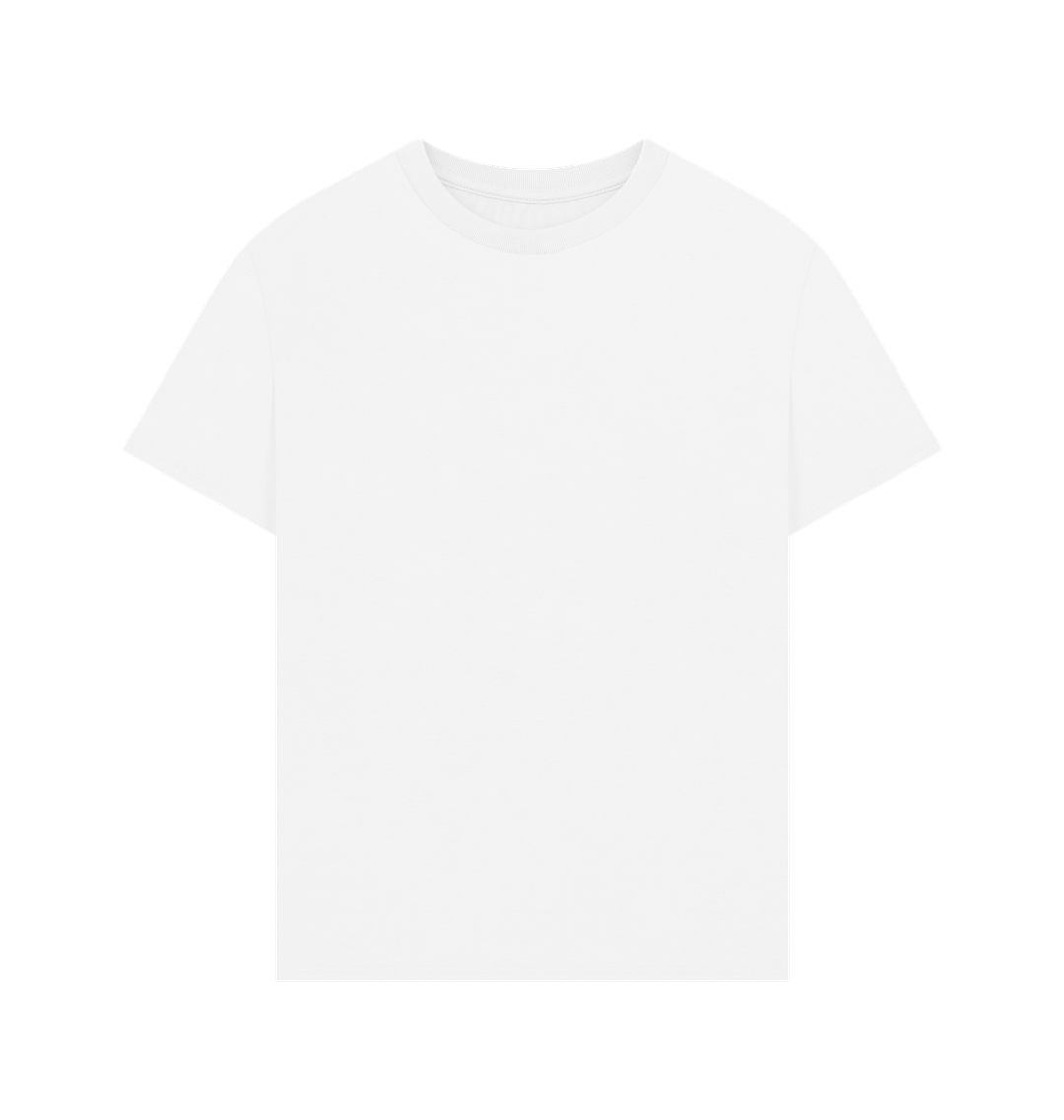 White Men's organic cotton oversized t-shirt