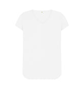White Women's organic cotton v-neck t-shirt