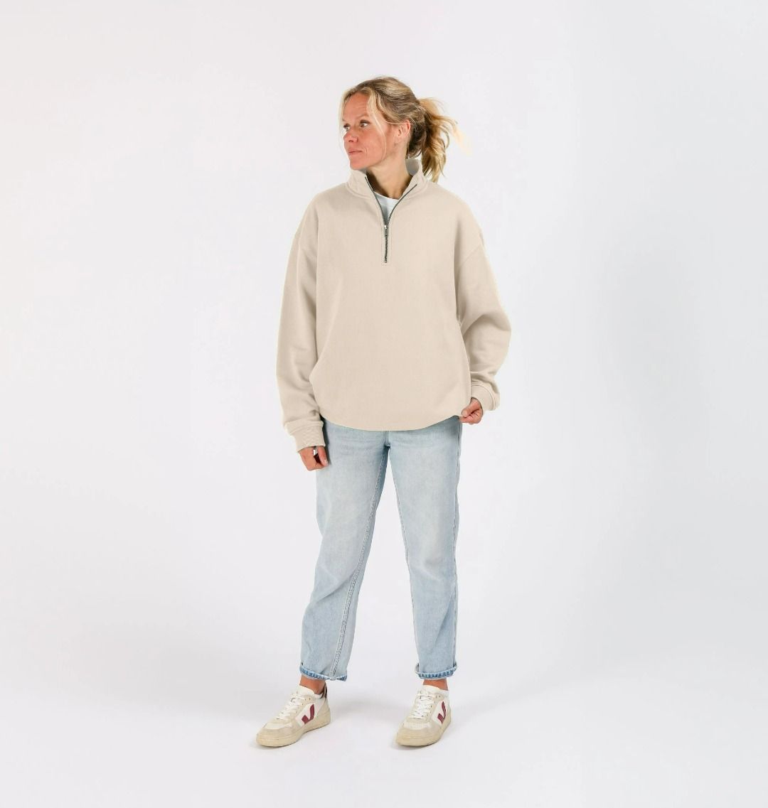 Women's quarter-zip sweatshirt