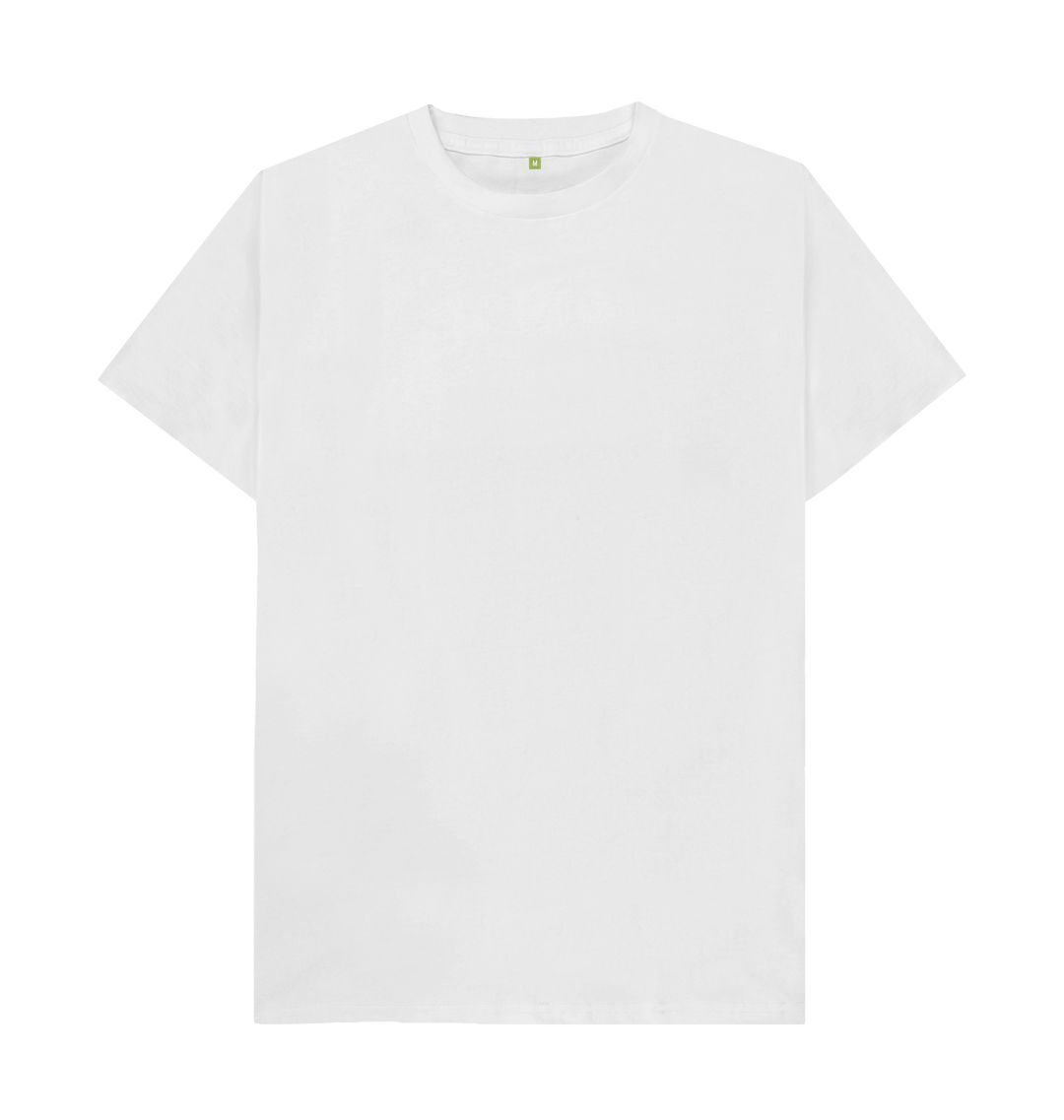 White Men's organic cotton t-shirt