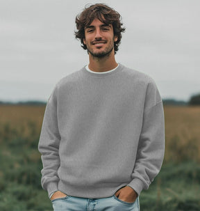 Men's organic cotton oversized sweatshirt