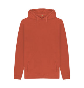 Rust Men's organic cotton hoodie