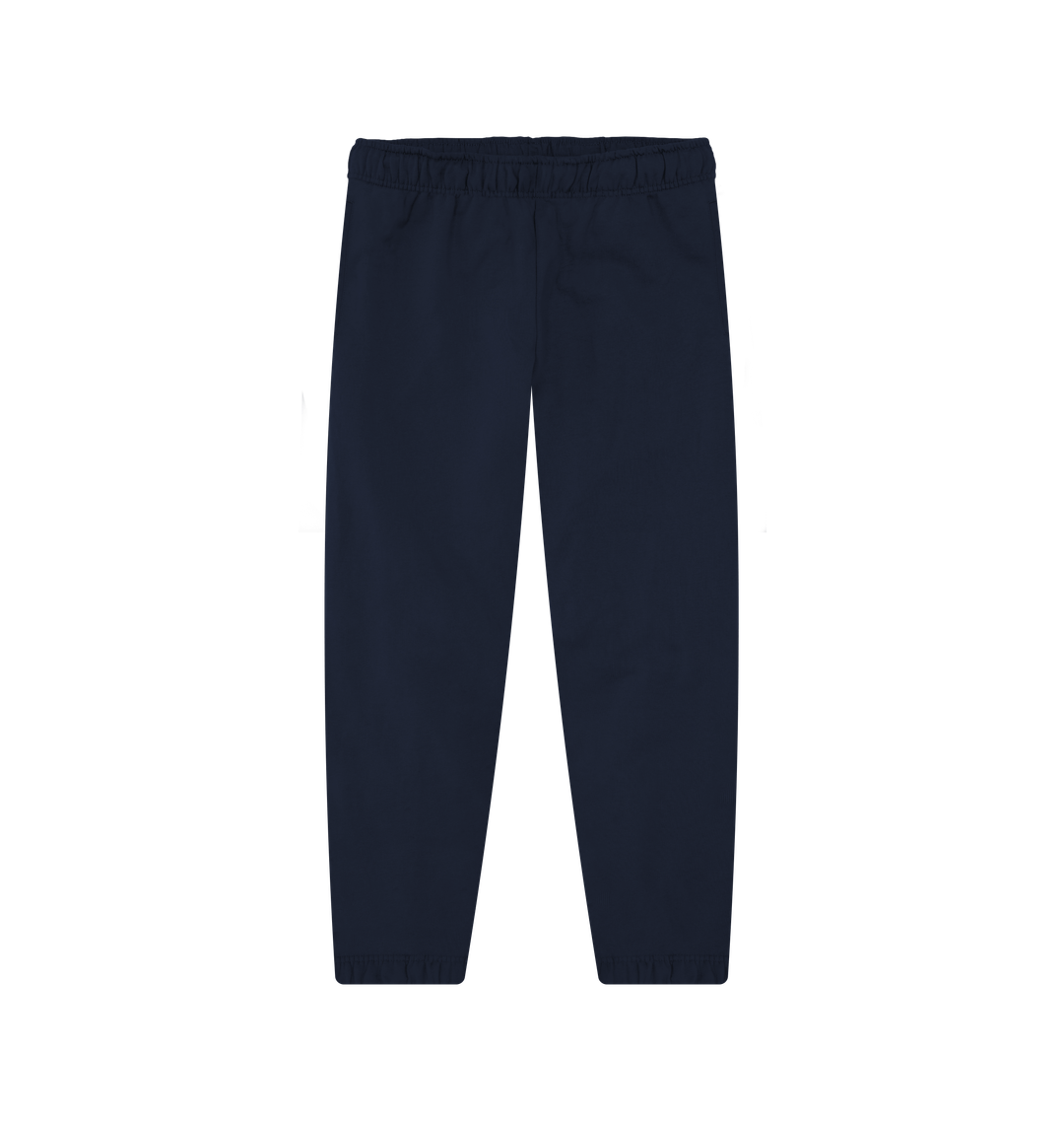 Navy Men's certified organic cotton joggers