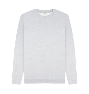 Grey Recycled Printed Sweater Front