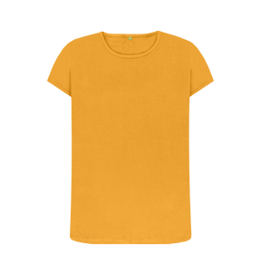 Mustard Printed T-shirt Front