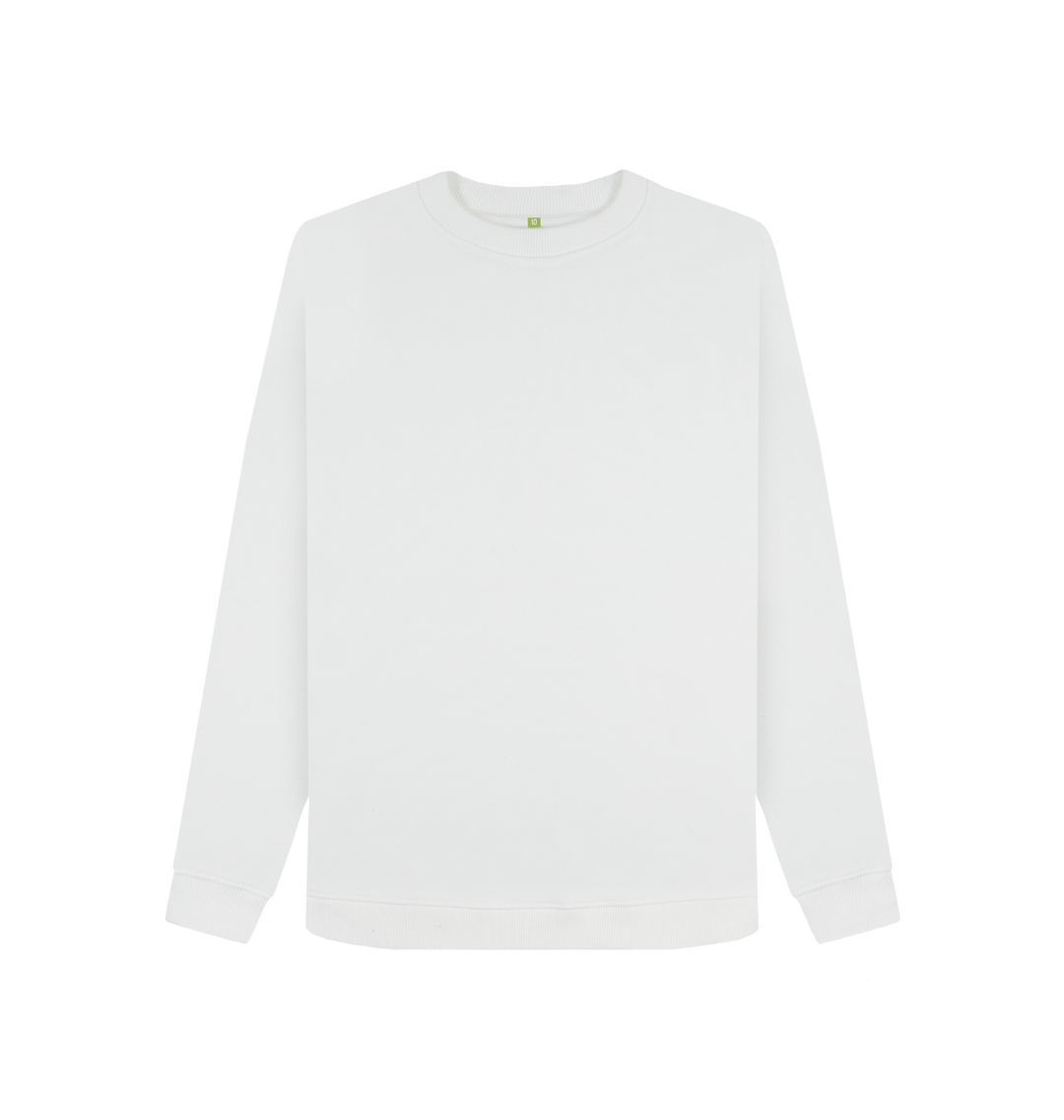 White Women's organic cotton sweatshirt