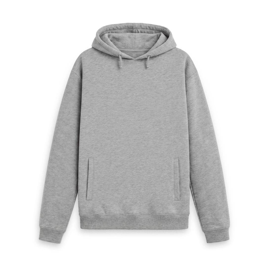 Light Heather Printed Hoody Front