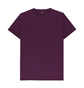 Purple Men's organic cotton t-shirt