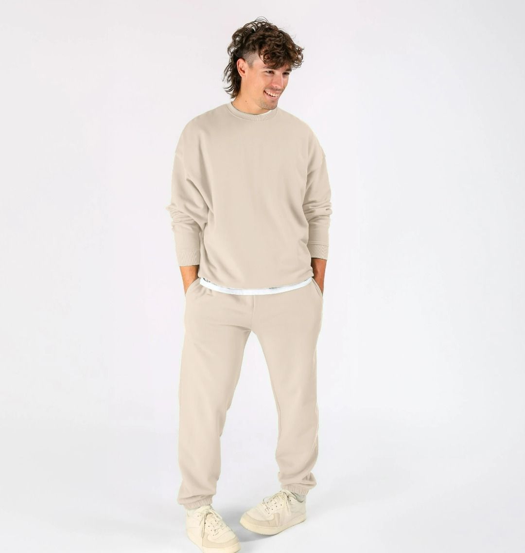 Men's organic cotton oversized sweatshirt