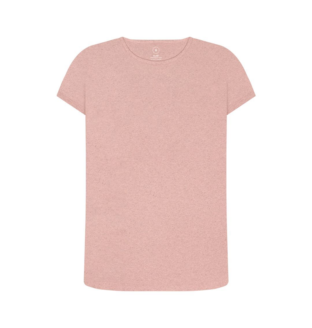 Sunset Pink Women's sustainable essential t-shirt