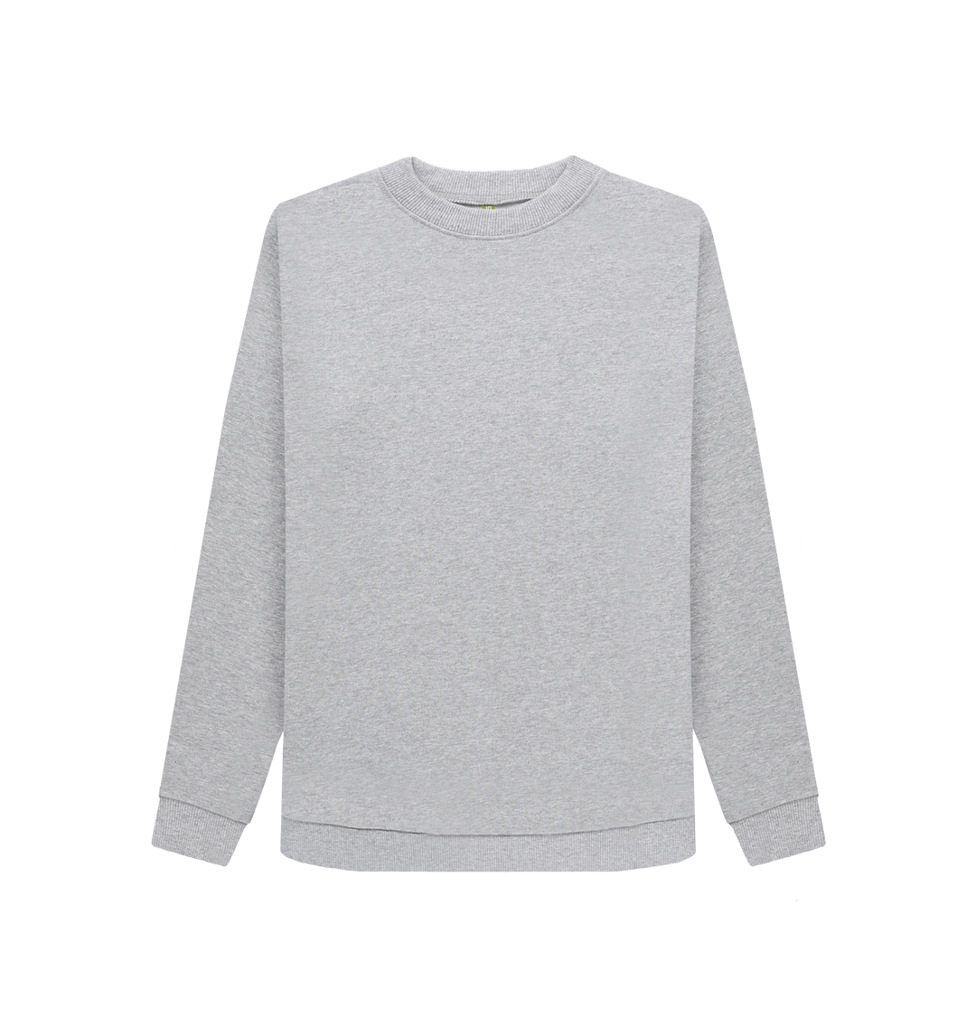 Light Heather Printed Sweater Front