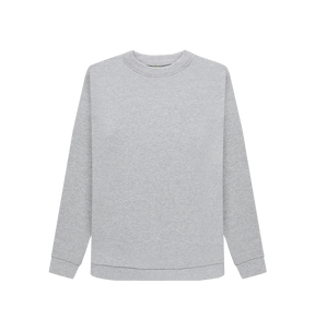 Light Heather Printed Sweater Front