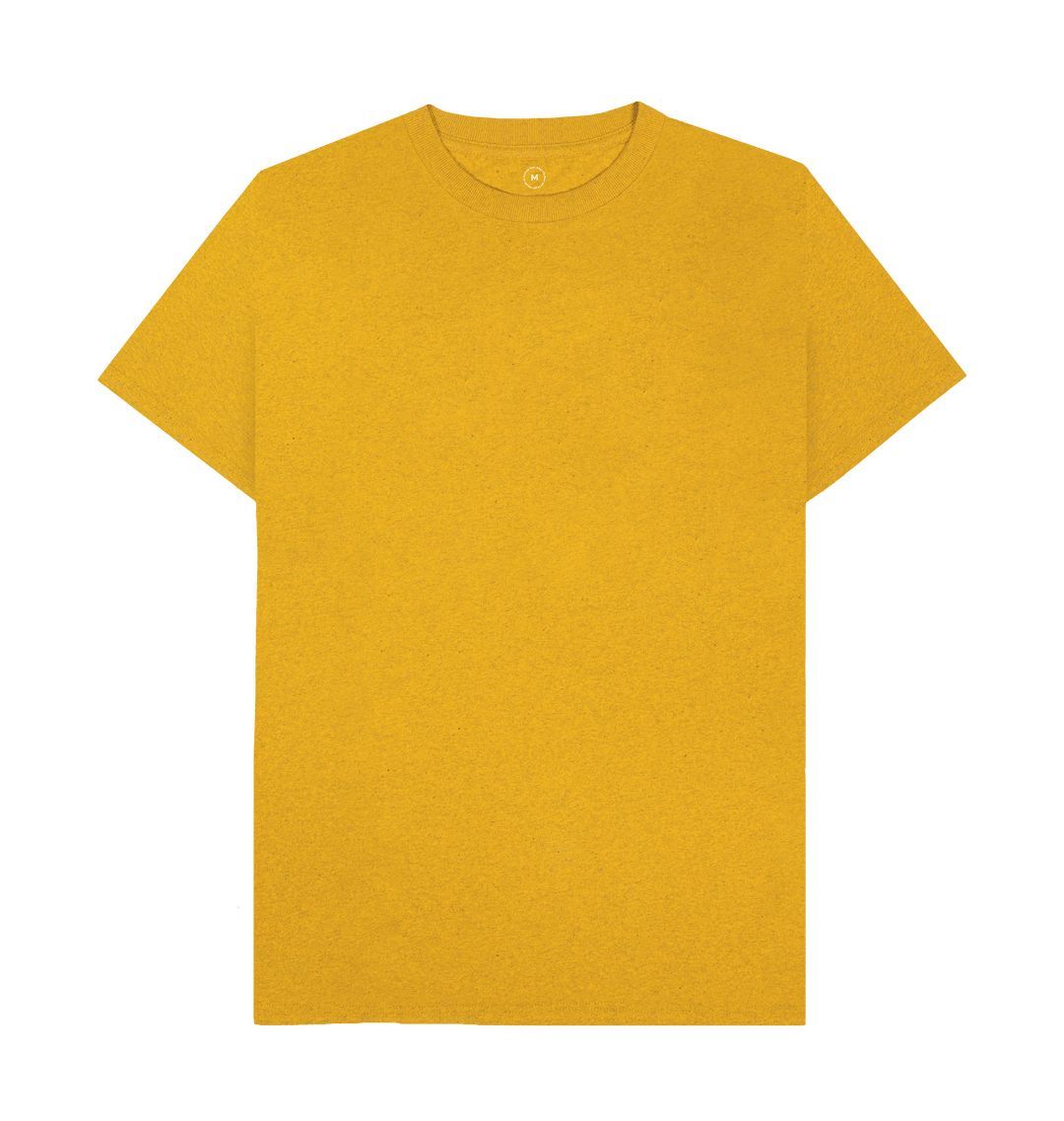 Sunflower Yellow Men's sustainable essential t-shirt