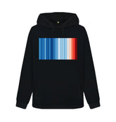 Black Women's #ShowYourStripes pullover hoodie