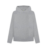 Athletic Grey Women's organic cotton relaxed fit hoodie